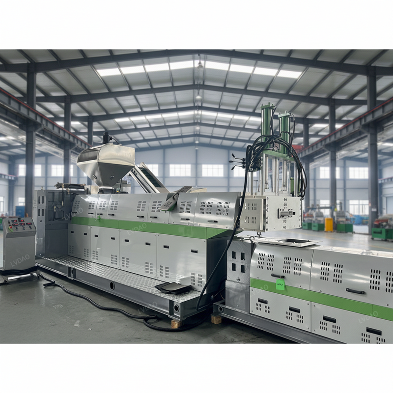 Plastic Compounding Pelletizing Machine Make Recycle