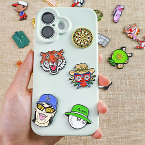 Spilla in Metallo Personalizzata 3M per Artigianato, Spilletta in Lega di Zinco Smaltata, Adesivo Metallico con Stampa Colorata del Logo per Custodie di Telefoni Cellulari - Product Image 5