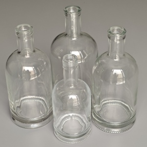 Tùy Chỉnh Rõ Ràng Rỗng Chai Thủy Tinh Tinh Thần Rượu 100/200/500/700/<span class=keywords><strong>750Ml</strong></span> 1 Lít Rượu Rum Vodka Whiskey Màn Hình In Ấn Nút Chai Niêm Phong - Product Image 3