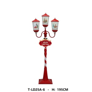 Lampes de Noël à LED hautes, lampadaires avec effet de <span class=keywords><strong>neige</strong></span> tombante, lumière Ploe - Product Image 6