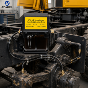 Pompe de lubrification centralisée pour châssis de véhicule, DC24V 25W, réservoir 3L, 3.8MPa, pour graissage automatique d'équipements lourds - Product Image 3