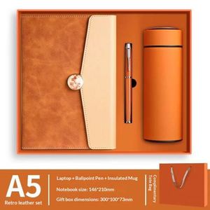 Promotional Items Pu Notebook Executive Corporate Business Stationary <b>Gift</b> Custom Office A5 With Pen Thermos Bottle <b>Gift</b> Box Set - Product Image 5