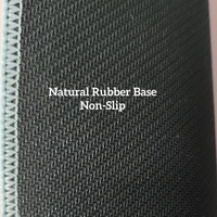 Alfombrilla de Ratón para Juegos de Goma Natural Resistente al Agua con Diseño Personalizado, Patrón Fluido Gris Blanco Grande, Alfombrilla de Ratón Extendida para Computadora
