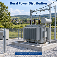Transformateur immergé dans l'huile à usage intensif pour les applications industrielles et utilitaires des postes de transformation d'énergie