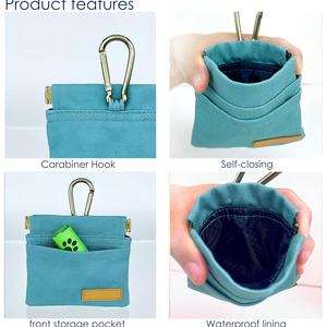 फैक्टरी बेस्टसेलर कस्टम डॉग फूड स्नैक बैग बैग बैग पोर्टेबल यात्रा सरल डिजाइन ठोस पैटर्न - Product Image 3