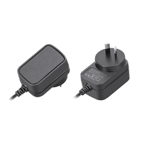 Adaptador de Corriente CA/CC de 12V 2A 24W con Enchufe UK, Certificación GS CE, Material PC ABS, 2 Años de Garantía, Controladores LED, Enchufes Inteligentes de Viaje
