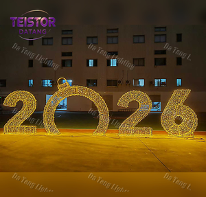 Grandes sculptures lumineuses 3D LED en forme de lettres pour Noël, la Saint-Valentin, le Nouvel An, les festivals, les places publiques et les expositions photo - Product Image 2