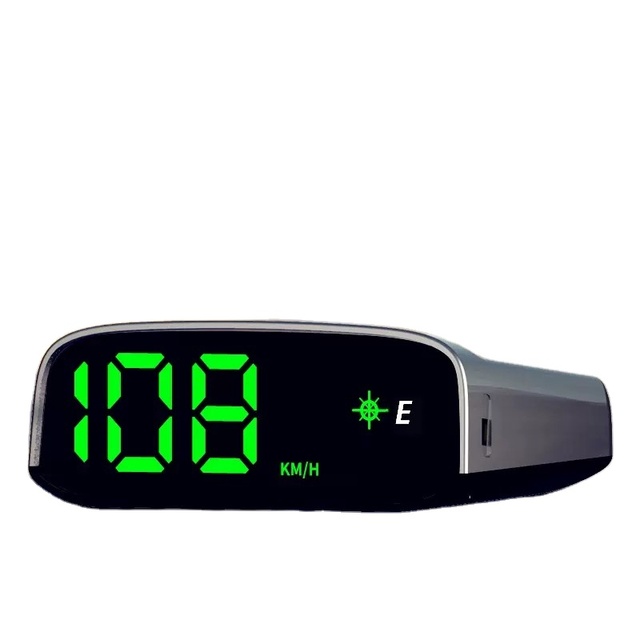 The Solar-powered HUD Head-up Car Speed Code Display Requires No Installation and No Wiring
