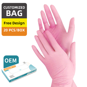BG102 Customize Package Blue Nitrile Glove Powder Free <strong>Cheap</strong> Exam Dental Examination Disposable Nitrile Gloves Without Powder - Product Image 4