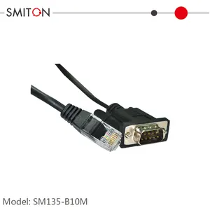 Db9 rj10 كابل rs232 db9 المسلسل إلى rj11 محول للهاتف