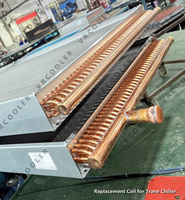 Bobine de refroidissement en aluminium pour évaporateur et condenseur d'eau HVAC, pour unité de traitement d'air Carrier et système de refroidissement