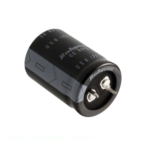 ตัวเก็บประจุแบบสแนป th 25V ฝาปิดช่อง22000 uF 22000 uF 20% ตัวแทนจำหน่ายที่ได้รับอนุญาต - Product Image 1