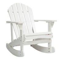 Chaises professionnelles d'extérieur en bois avec dossier pour patio et jardin Chaise adirondack