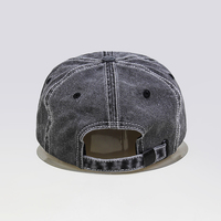 Gorra de béisbol unisex vintage de algodón lavado con logo personalizado al por mayor, gorra de camionero ajustable, gorra deportiva teñida y desgastada, gorra de papá en blanco.