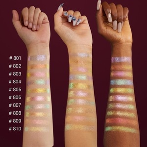 High Quantity <b>Eye</b> Makeup Cosmetics High Pigment Vegan Multichrome Pressed Duochrome Single Chameleon Eyeshadow Private Label - Product Image 4