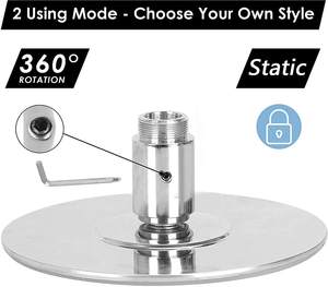 Palo de baile portátil, altura ajustable, fácil de instalar para <span class=keywords><strong>principiantes</strong></span> y profesionales, Stripper, tacones giratorios 360 - Product Image 3