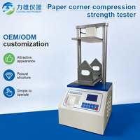 Probador Digital de Compresión de Papel con Pantalla LCD de 3.2 Pulgadas para Pruebas de Compresión de Protectores de Bordes de Papel, Control de Calidad de Embalaje, Laboratorio