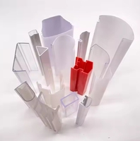 Bonne qualité Profilé de fenêtre en plastique PVC Profilés de toiture en plastique Bande d'extrusion Joints Profilé en plastique ABS PVC Double canal en U