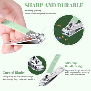 Kit Profesional de Manicura y Pedicura de 13 Piezas, Herramientas de Belleza de Acero Inoxidable, Cortaúñas, <span class=keywords><strong>Set</strong></span> de Cuidado <span class=keywords><strong>para</strong></span> Manos, Pies y Rostro - Product Image 3
