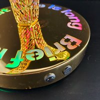 Ensemble Chicha de Haute Qualité en Alliage d'Aluminium, Style Tendance, avec Télécommande LED, Accessoires pour Narguilé, pour Bar à Chicha et Lounge Fumeurs