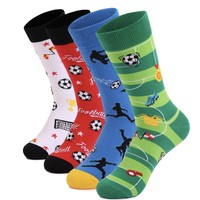 Chaussettes de football en coton antibactériennes confortables et tendance pour hommes, cadeau amusant