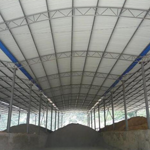 Entrepôt en structure acier, bâtiment industriel en acier pour stockage et usage en usine, résistant aux vents forts jusqu'à 120 mph - Product Image 2