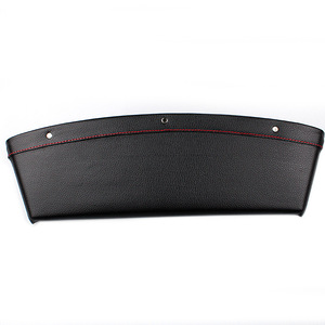 Car <b>Storage</b> <b>Box</b> For Seat Gap Leather Interior Organizer 35x10.5cm Black Rice <b>Brown</b> Gray Waterproof Classic Style - Product Image 5
