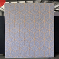 Panneaux acoustiques écologiques en polyester recyclé pour bureau, améliorent la clarté vocale, panneaux insonorisants