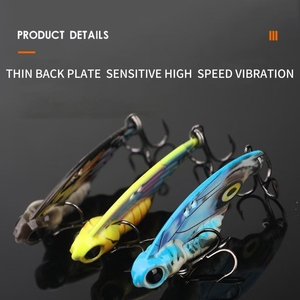VIB Long-Cast 5g-20g Crankbait stampato 3D in metallo sommerso da pesca con fondo carpa per barca oceanica - Product Image 4