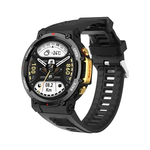 XZT ZW25 yuvarlak akıllı saatler BT cevap yapmak çağrı fitness smartwatch kalp hızı açık spor bilek erkekler akıllı saatler