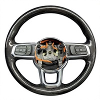 Volant en fibre de carbone véritable de qualité supérieure pour Jee/p Wrangler JL 2018-2024 Garantie d'un an