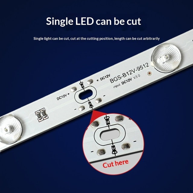 LED 12V24V IP20 ROHS Certified ABS Material Light Box Light Source Long Strip Soft Film Ceiling Cab Lamp Box