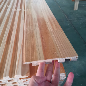 Pannello in <span class=keywords><strong>MDF</strong></span> Intagliato 3D con Doghe in <span class=keywords><strong>Legno</strong></span> Impiallacciato, Pannello Murale in PVC per Decorazione d'Interni - Product Image 6