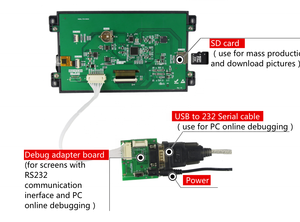 DACAI 5 6 5 7 5 <span class=keywords><strong>8</strong></span> 6 6 6 6 7 6 <span class=keywords><strong>8</strong></span> 7 pouces spi rvb mcu <span class=keywords><strong>8</strong></span> 10 12 13 18 20 30 <span class=keywords><strong>37</strong></span> 40 50 broches tft couleur TFT LCD module - Product Image 3