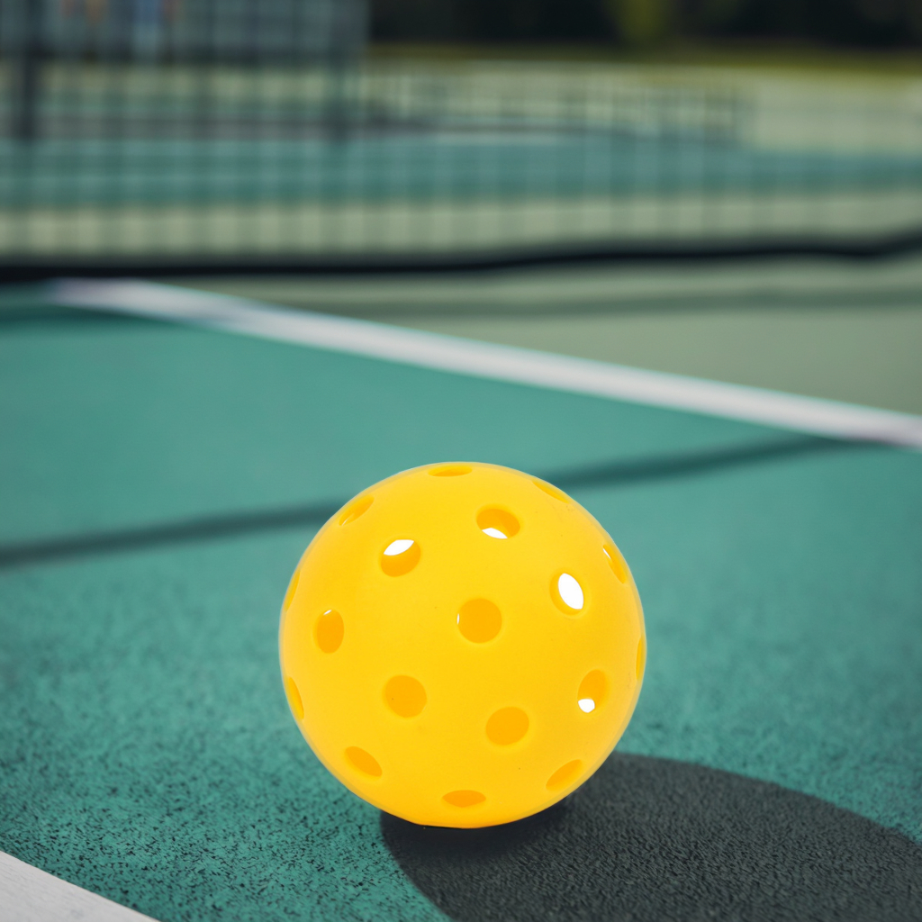 Hot Selling Plastic Eco-friendly Pickleball 40 Holes for Indoor/Outdoor Training Competition Custom Logo Popular Europe America