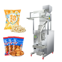 Máquina Multifunción para Envasar Granulados en Bolsas con Sellado Trasero para Patatas Fritas, Cacahuetes, Nueces, Semillas de Girasol y Snacks