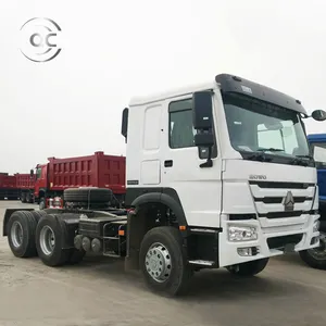 Hot Sale Factory 10 Wheeler Sinotruck Tractor Used Howo Trailer Head 6x4 371hp Tractor Truck Prime Mover