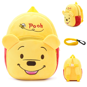 Fluffy Plush <b>Cartoon</b> <b>Backpack</b> for Kids with Zipper Closure Unisex Design - Product Image 5