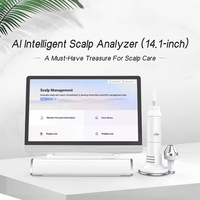La plus nouvelle machine intelligente de détecteur de cheveux d'analyseur de cuir chevelu de caméra d'Ai SA-S22 l'analyseur de cuir chevelu