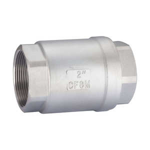 Bán Buôn Thép Không Gỉ 1''2 "Máy Nén Khí Mùa Xuân Một Cách Dọc Vít End Nước Hơi Nước Ống Phù Hợp Kiểm Tra Van - Product Image 1