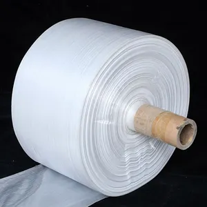 wholesale pp woven fabric sack roll for packing rice grain sand cement chemical bag