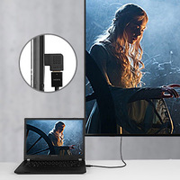 CableCreation Lot de 2 adaptateurs HDMI à angle droit 90/270 degrés, prolongateur HDMI mâle vers femelle 4K pour espaces restreints, HDTV, moniteur, PS5