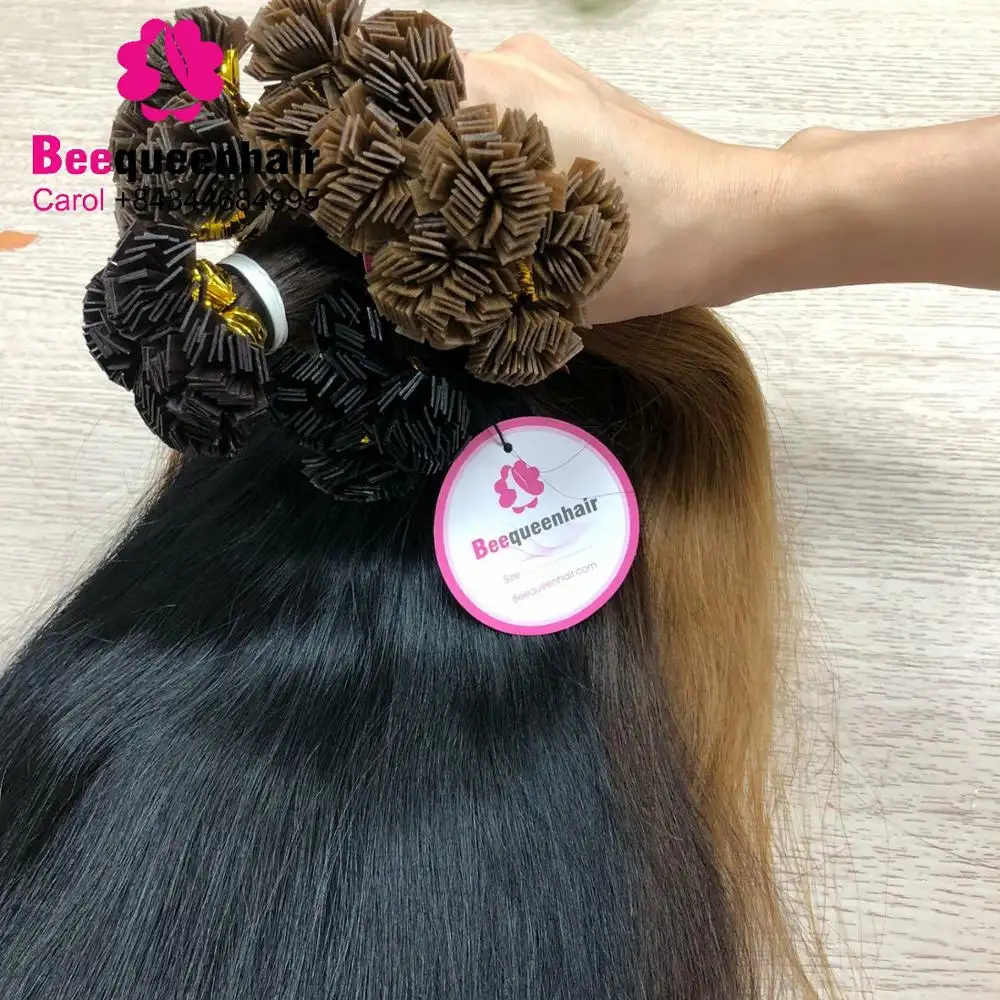 22 inches fusion I/U/Flat tip pre-bonded hair extensions Straight SUPER DOUBLE DRAWN VIRGIN HAIR