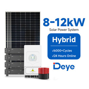 ระบบพลังงานแสงอาทิตย์สำหรับบ้าน 10KW 20KW 30KW แบบครบชุด ระบบพลังงานแสงอาทิตย์ไฮบริดอุตสาหกรรม 3 เฟส - Product Image 1