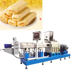 core filling food making extruder machine processing line puffed core filling snack machine suppliers