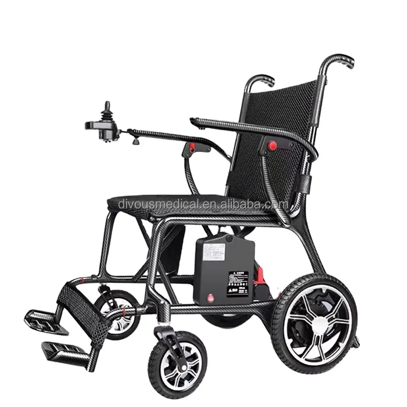 Nuovo prodotto sedia a rotelle elettrica ultraleggera N/W 10 kg sedia a rotelle elettrica passeggino leggero portatile per disabili anziani