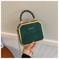 Nouveau Sac à Main Bandoulière Chaîne Texture 2024, Sac Fourre-Tout Boxy Coloré Tendance pour Femme