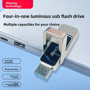 Chiavetta USB 3.0 ad Alta Capacità Quattro-in-Uno, Unità Flash USB Universale ad Alta Velocità per Telefoni <span class=keywords><strong>Apple</strong></span>, Android e Computer - Product Image 5