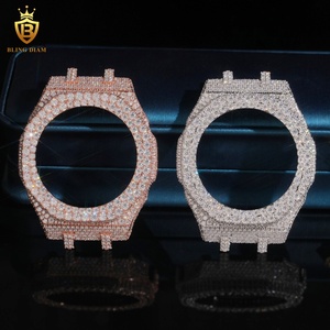 Nouveau Kit de Pièces Personnalisées pour Montre <span class=keywords><strong>GA2100</strong></span> : Boîtier, Lunette et Bracelet – Accessoires Homme Or Rose, Moissanite VVS, Argent 925 - Product Image 2