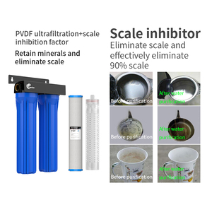 Bộ lọc nước tiền lọc chai lớn 20 inch, dòng chảy lớn, màu xanh dương, dùng cho gia đình, bán buôn nhà máy - Product Image 6